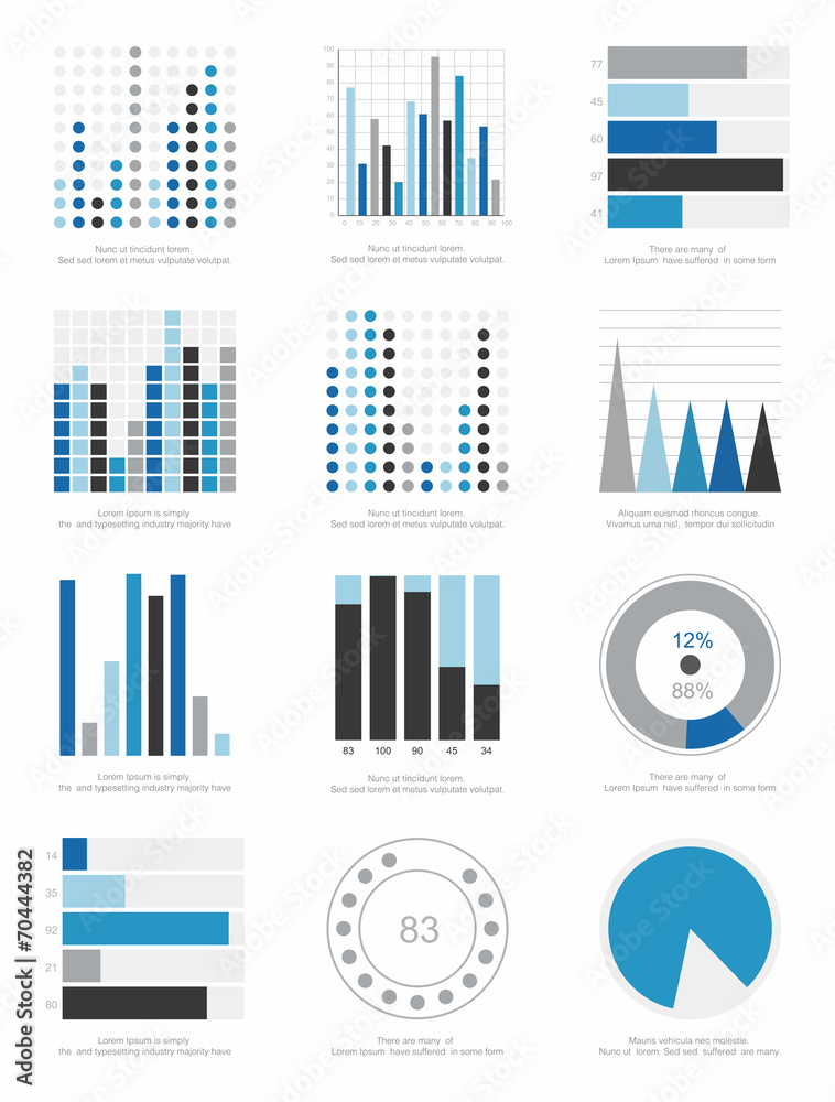 set of infographics elements set of infographics elements