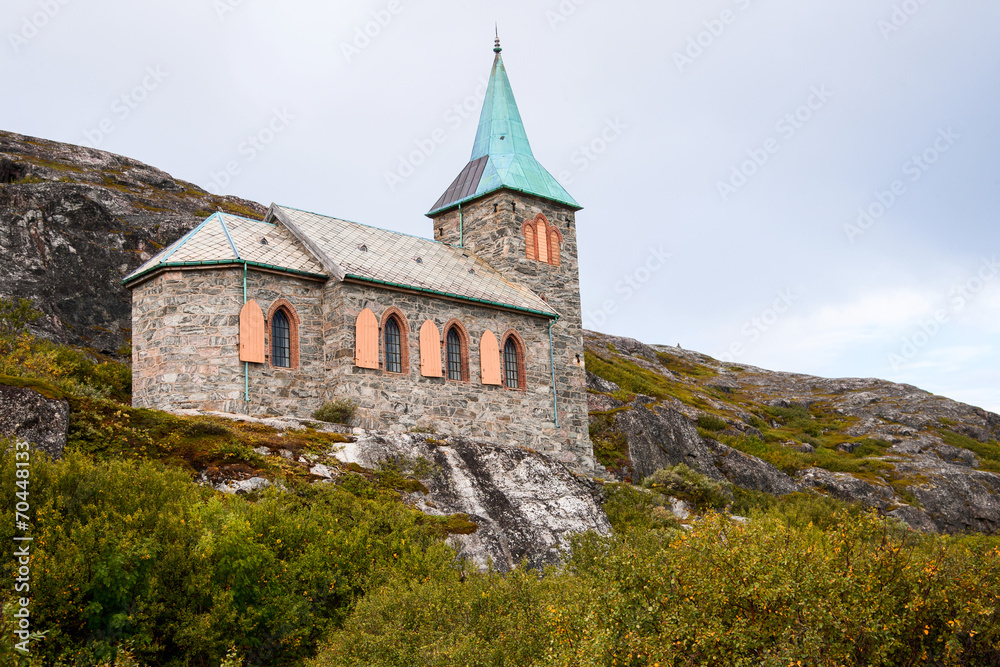 Fototapeta premium alte Kirche in Norwegen