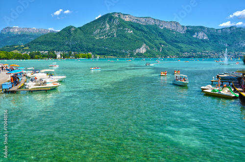 Tableau sur toile Lake Annecy, prealpine France, landscape, nature