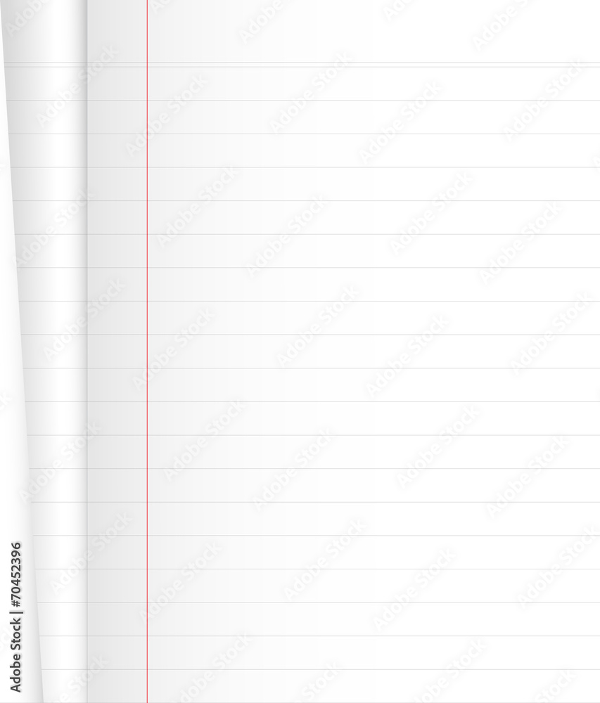Blank Notebook on white background .Vector file. Blank Notebook on white background .Vector file.