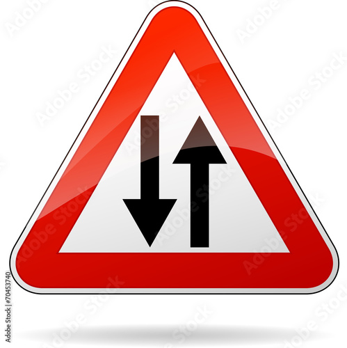 Vector two way sign Free Download Vector two way sign - GFXLoad