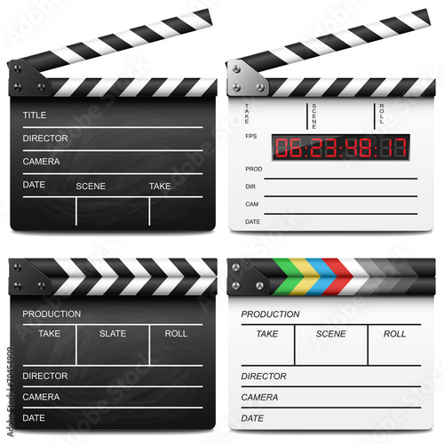 Clapper board set