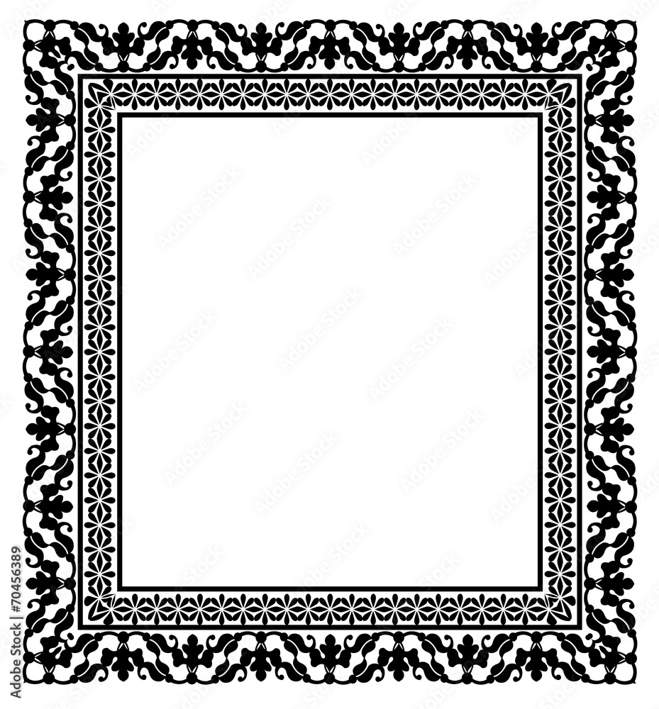 Black frame Black frame