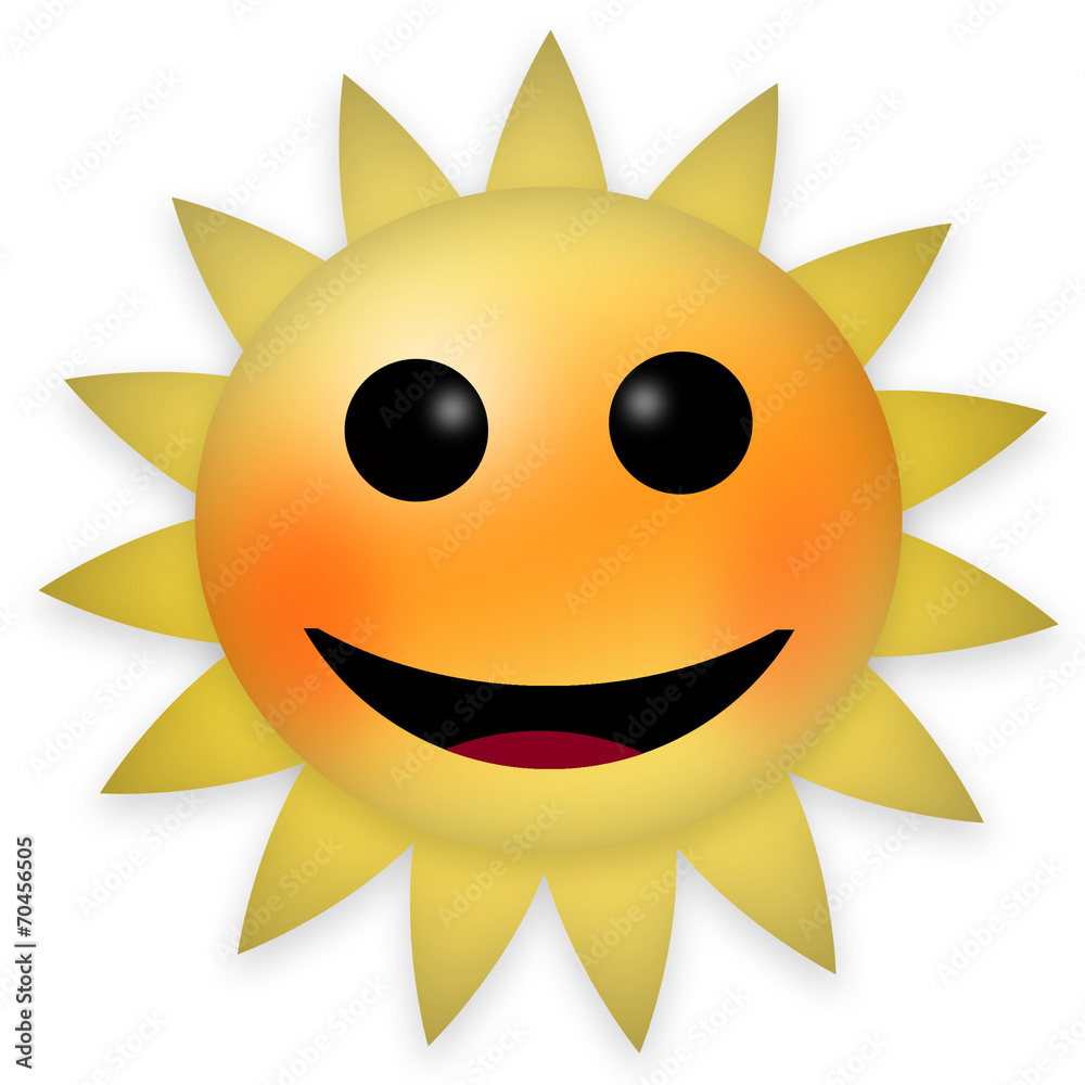 Happy smiling sun Happy smiling sun