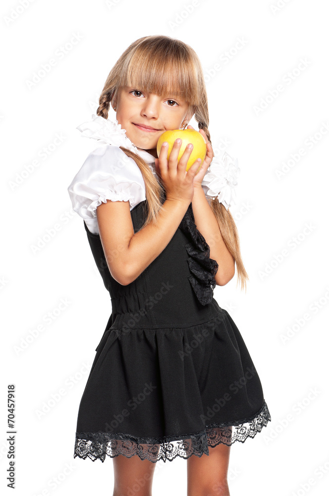 Girl with apple Girl with apple