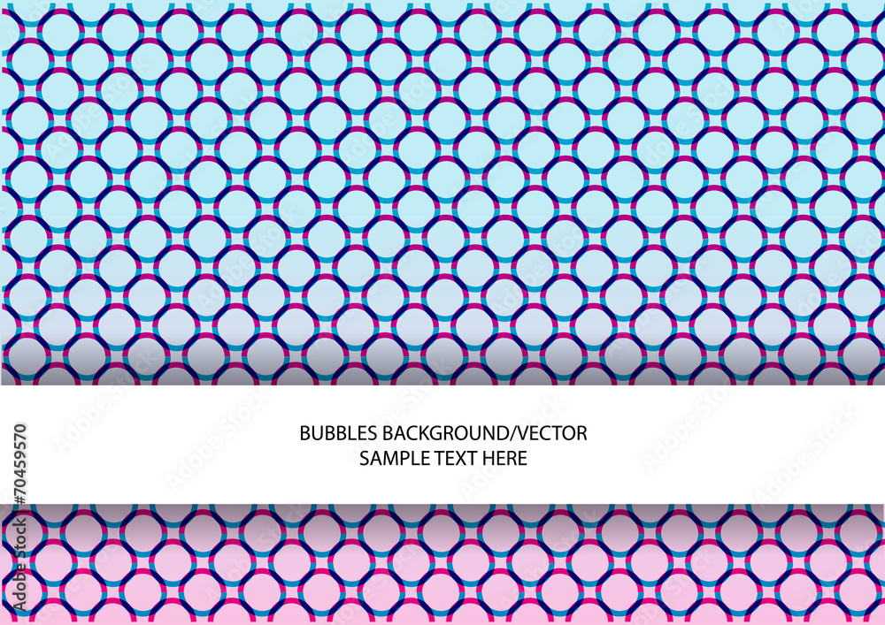 abstract vector circles frame
