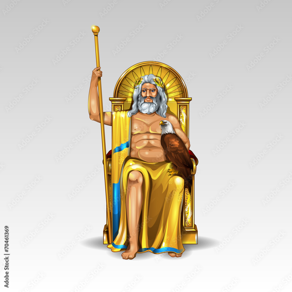 Obraz premium Greek God Zeus