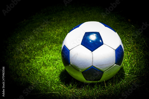 soccerball in the spotlight