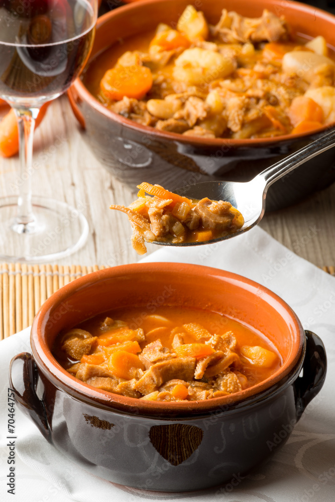 Trippa alla milanese nel coccio