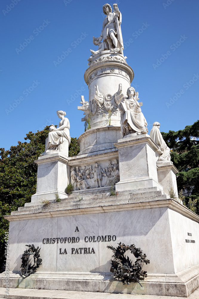 Christoph Kolumbus Denkmal, Genova Piazza Principe, Genua