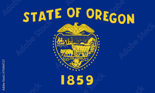 Oregon State Flag photo