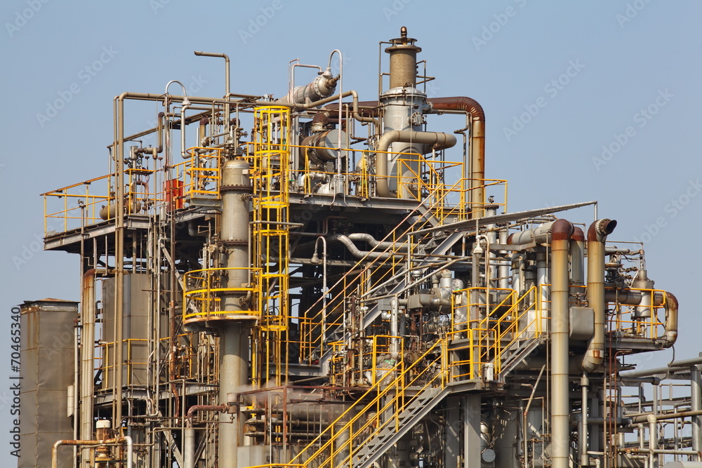 petrochemical industrial plant or oil refinery petrochemical industrial plant or oil refinery