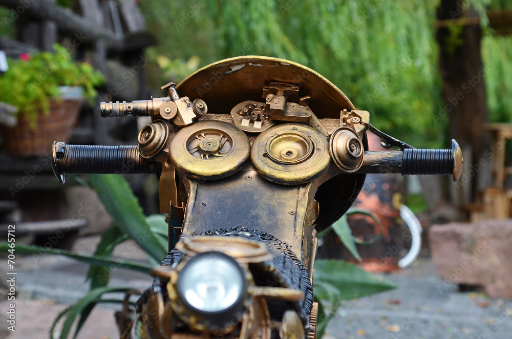 motorcycle handlebar made in retro style motorcycle handlebar made in retro style