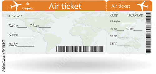 Variant of air ticket