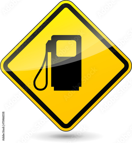Vector gas oil sign
