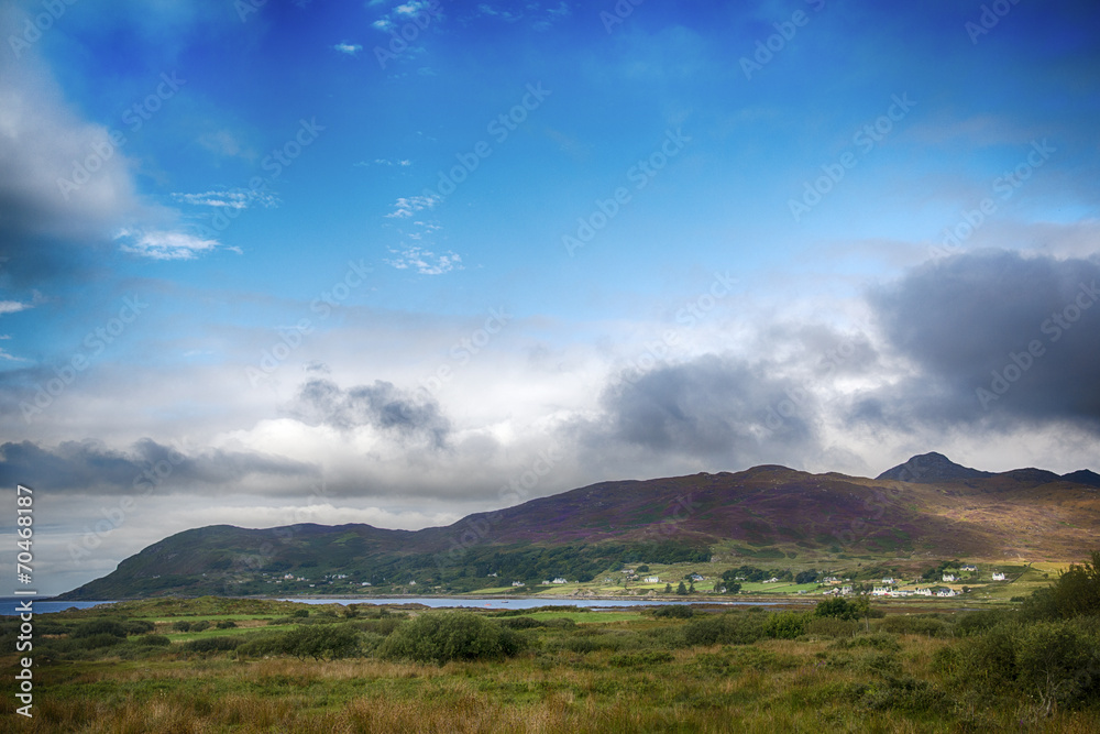 View across to Kilchoan, Scotland.