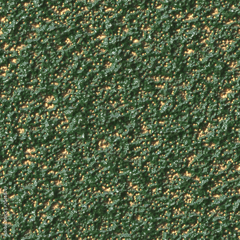 Bacteria under microscope