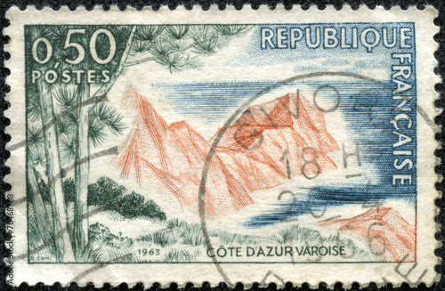 view of The French Riviera (Cote d'Azur) - Mediterranean