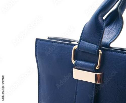 Leather bag. Fashion concept