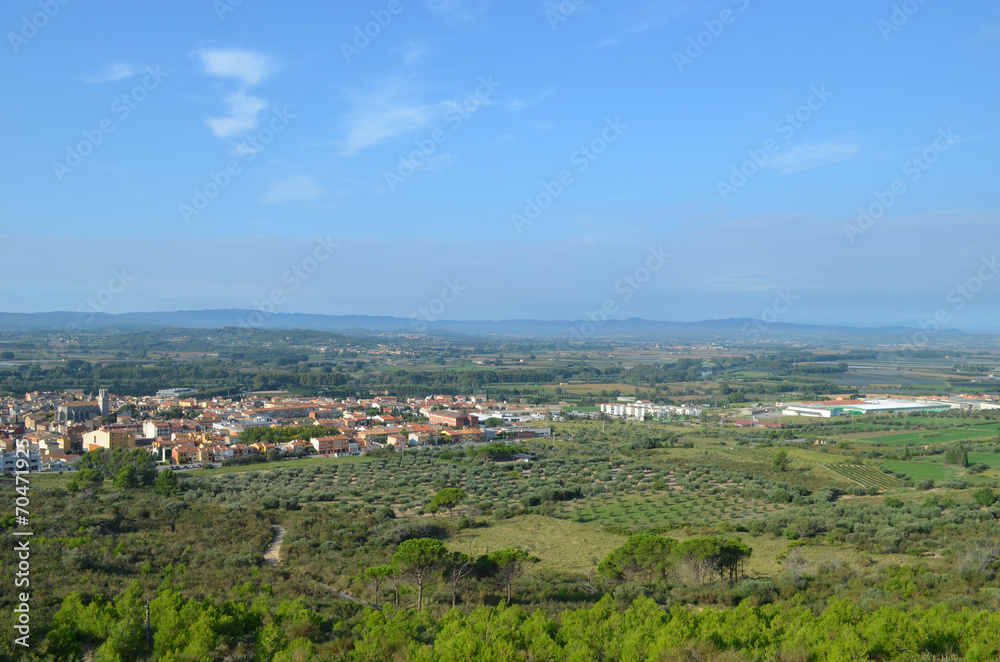 view from montgri massif view from montgri massif