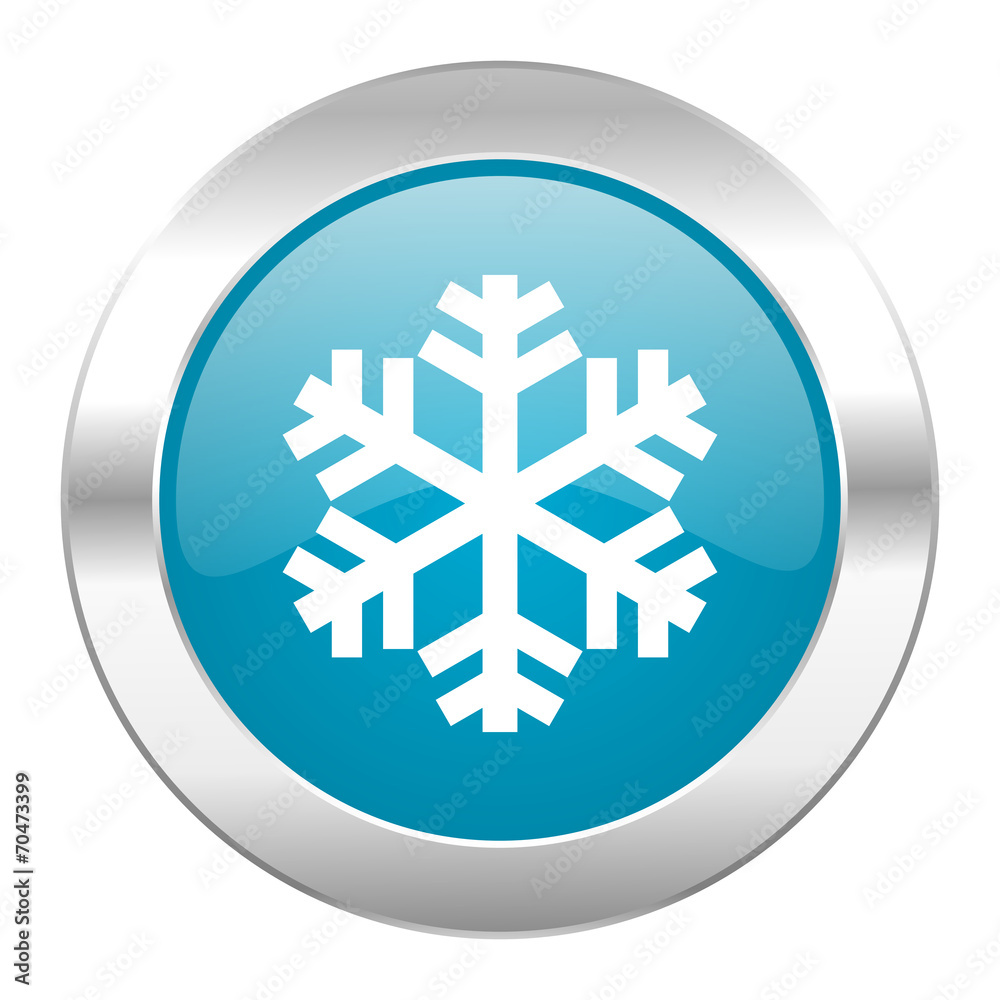 snow internet blue icon