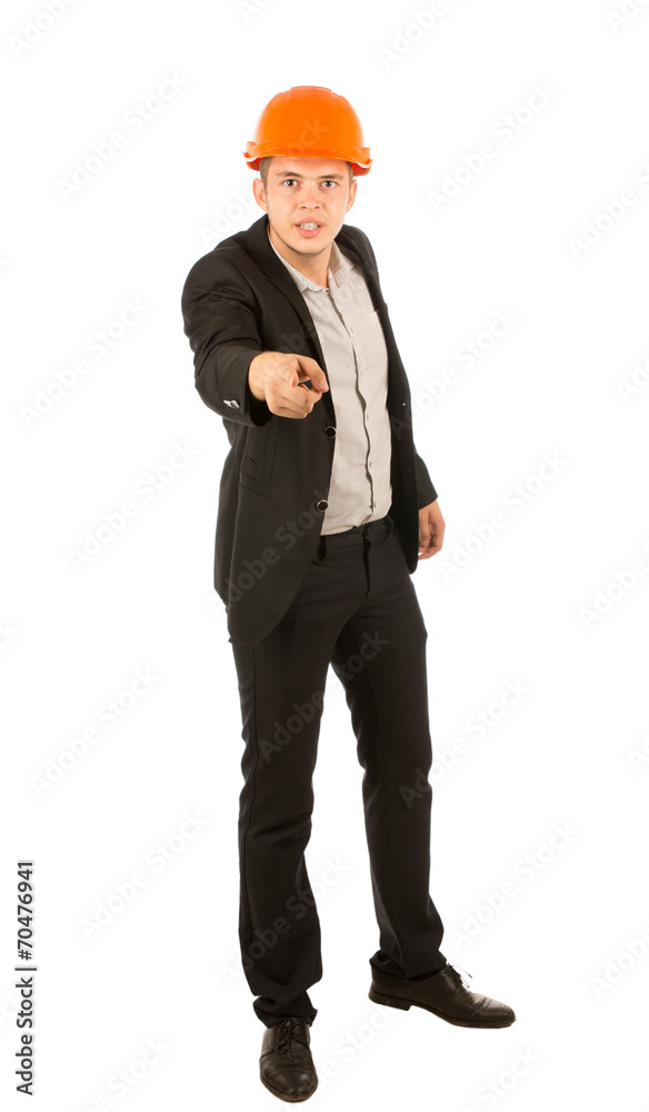 Angry young architect or engineer Angry young architect or engineer