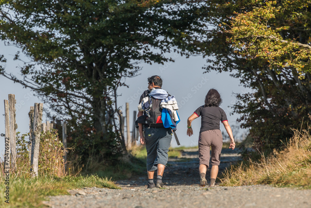 Obraz premium kilku turystów