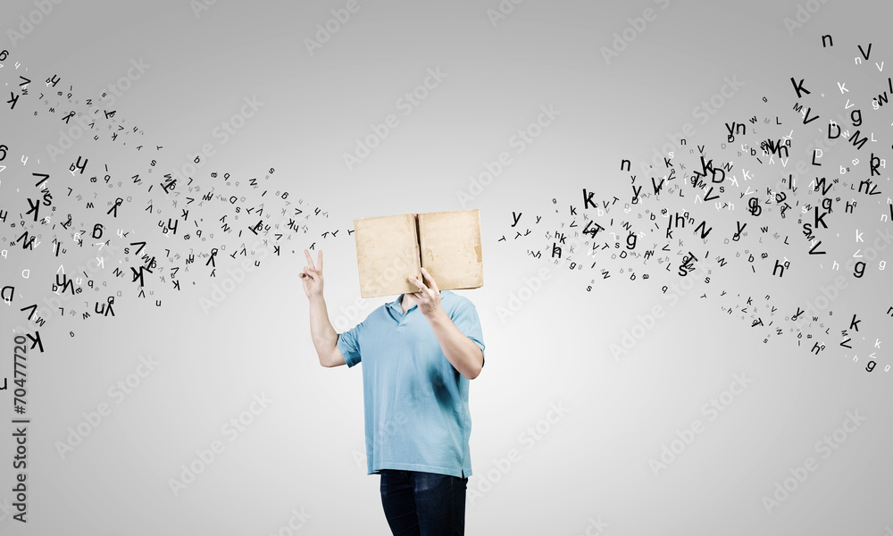 Fototapeta premium Guy with book