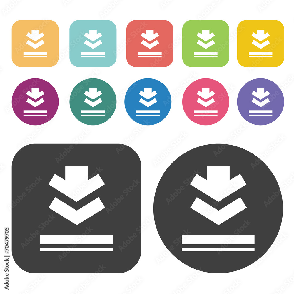 Download arrow and chevron above slot icon. Upload download sign Download arrow and chevron above slot icon. Upload download sign