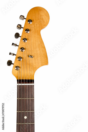 Headstock of the classic electric guitar