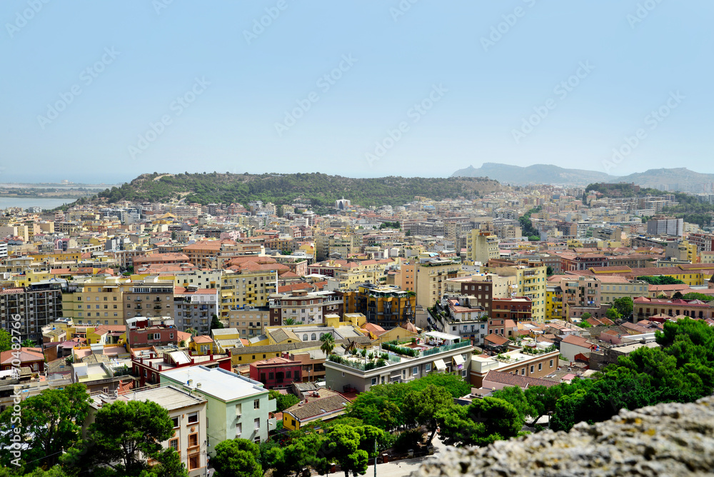 view of Cagliari, Sardinia