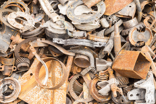 scrap iron unused, rubble, remnant of iron