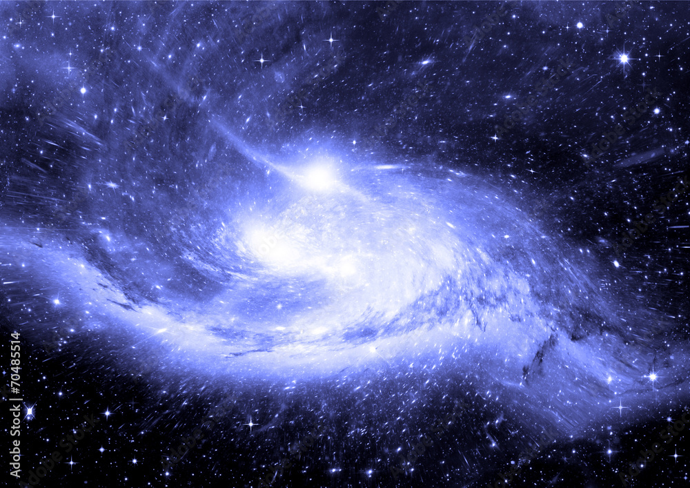 galaxy in a free space galaxy in a free space