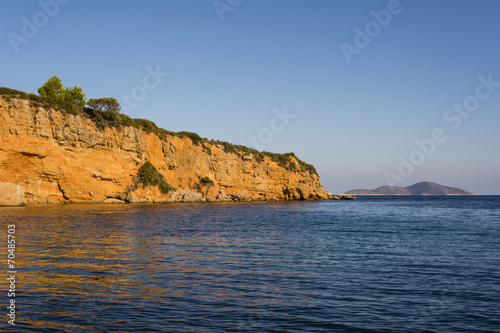 Red Castle beach of alonissos, Greece