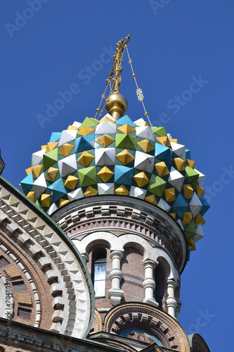 Dome of orthodox church Spas na Krovi
