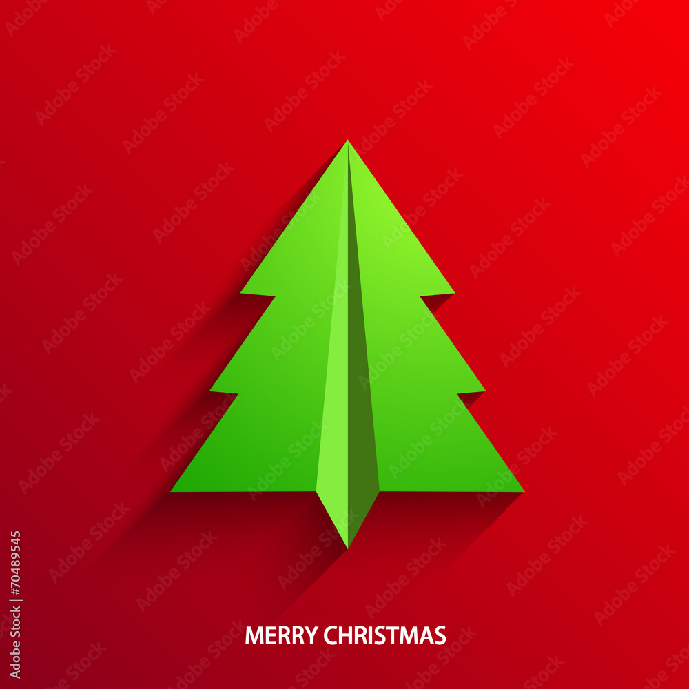 vector concept christmas tree