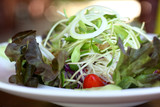 fresh vegetable salad dish.