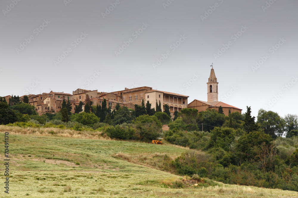 Fototapeta premium Cityscape of Pienza, Tuscany, Italy