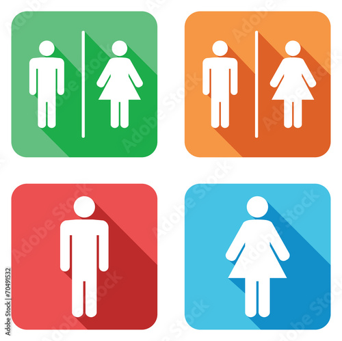men and women toilet signs