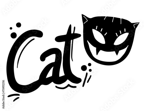 Cat emblem