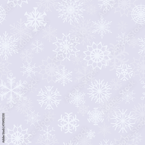 seamless background with snowflakes