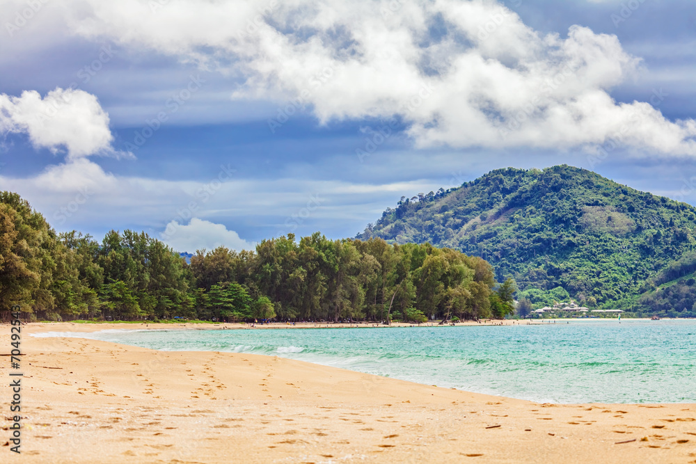 Exotic tropical beach.