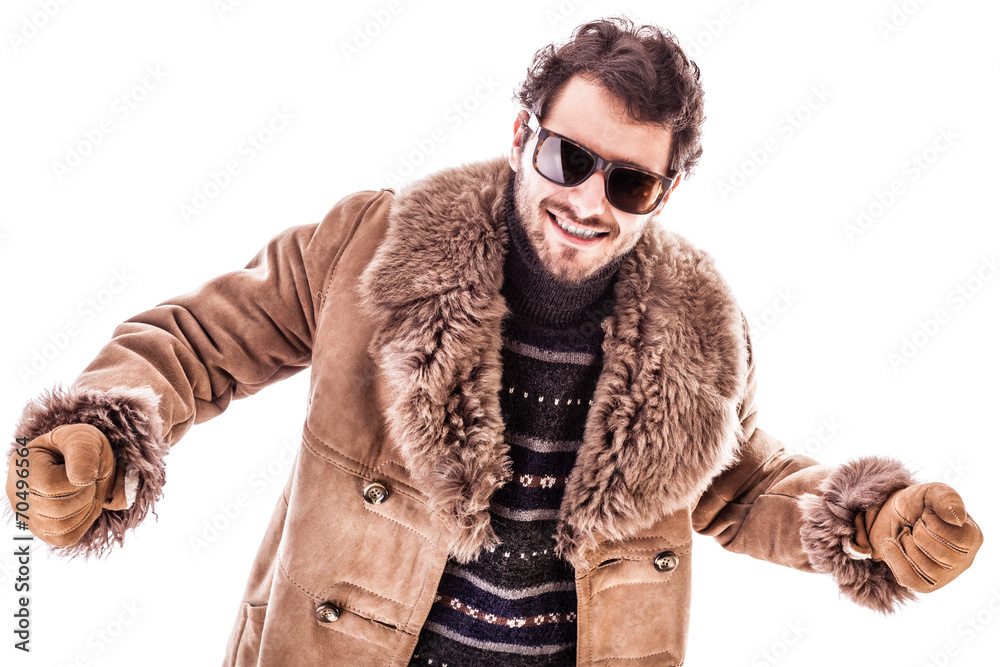 Excited guy