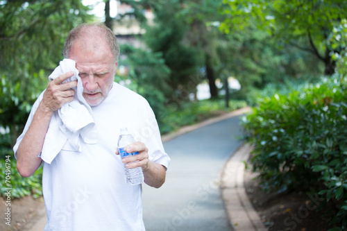 Hot day, dehydration