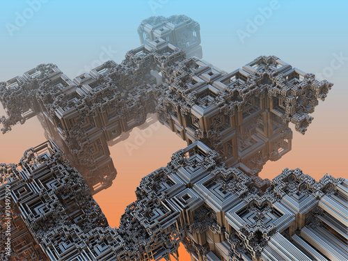 Computer rendered virtual scenery