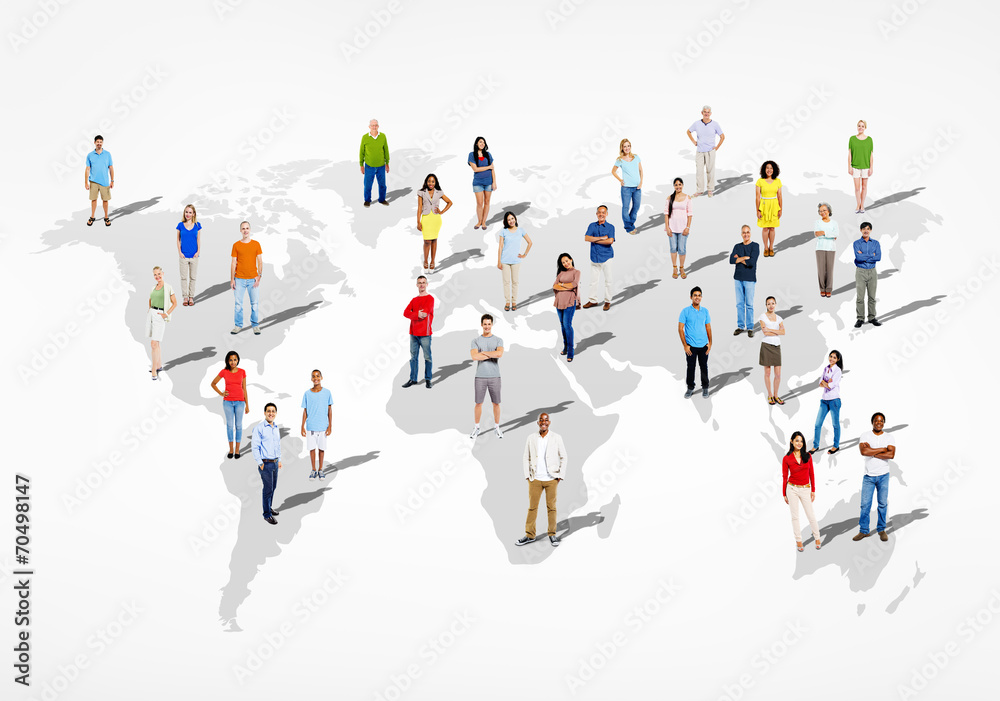 Group of Multi Ethnic Diverse People of the World Group of Multi Ethnic Diverse People of the World