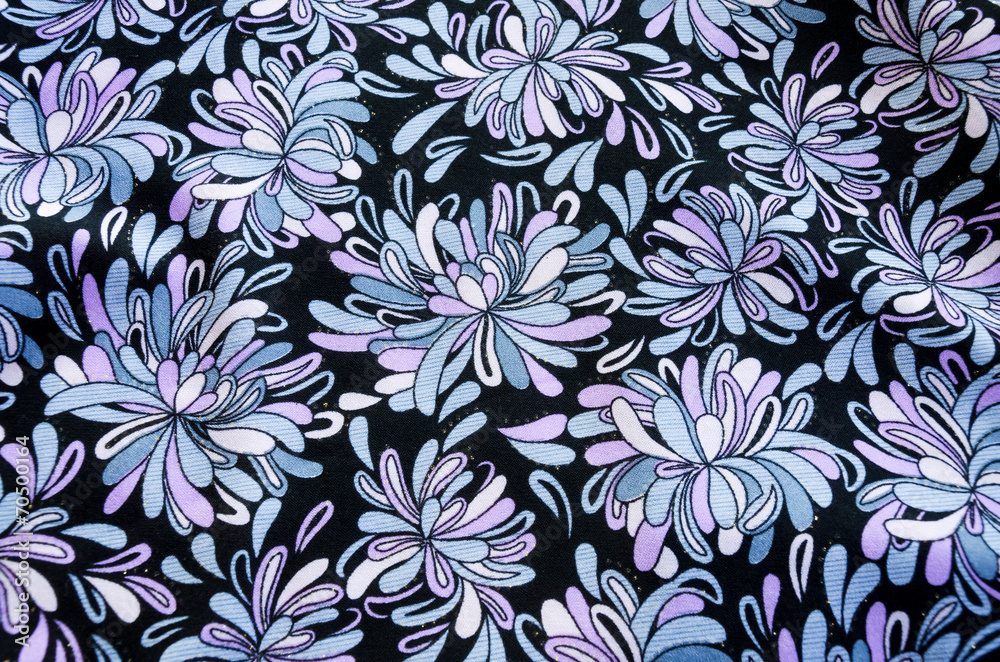 Obraz premium Seamless flower pattern on the fabric