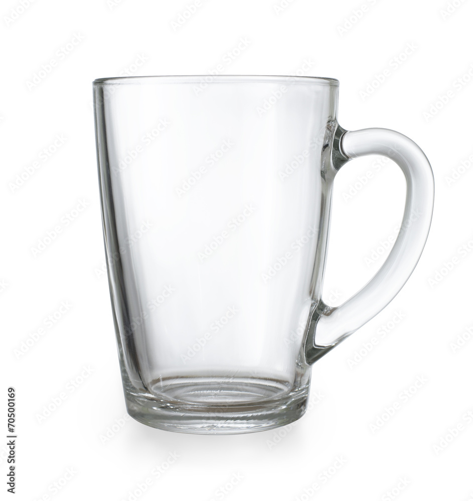 Glass cup isolated with clipping path included Glass cup isolated with clipping path included