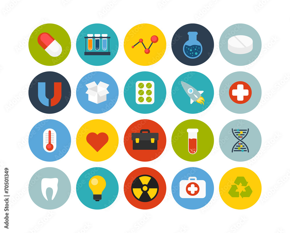 Flat icons set 15 Flat icons set 15