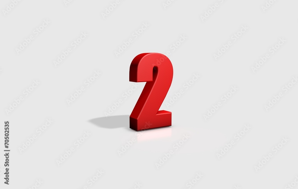 numero 2 3d numero 2 3d